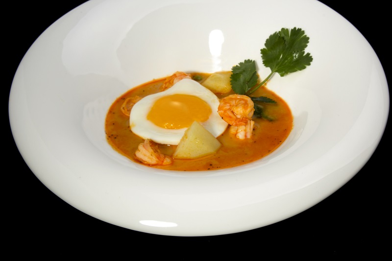 Shrimp soup. It is an original dish from Arequipa, with the famous shrimp that abound in its rivers of crystal clear waters.